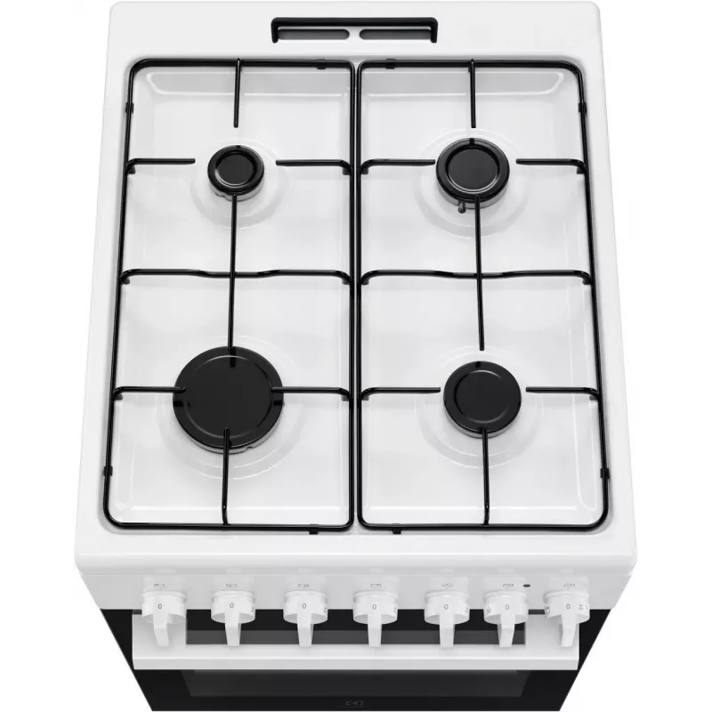 Electrolux LKK520032W cocina independiente con placa de gas y horno eléctrico, 50 cm, blanca