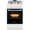 Electrolux LKK520032W cocina independiente con placa de gas y horno eléctrico, 50 cm, blanca