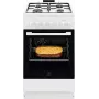 Electrolux LKK520032W cocina independiente con placa de gas y horno eléctrico, 50 cm, blanca