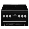 Electrolux LKR564275K cocina eléctrica independiente con placa vitrocerámica y horno de convección, negra