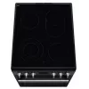 Electrolux LKR564275K cocina eléctrica independiente con placa vitrocerámica y horno de convección, negra
