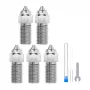 ELEGOO Neptune 4 / 4 Pro set de boquillas de acero endurecido (0,4 mm x3, 0,6 mm x1, 0,8 mm x1)