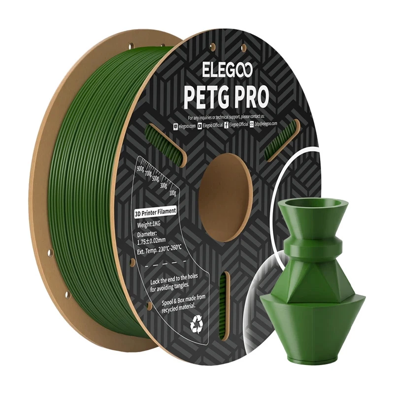 ELEGOO filamento PETG Pro (Olive Green)
