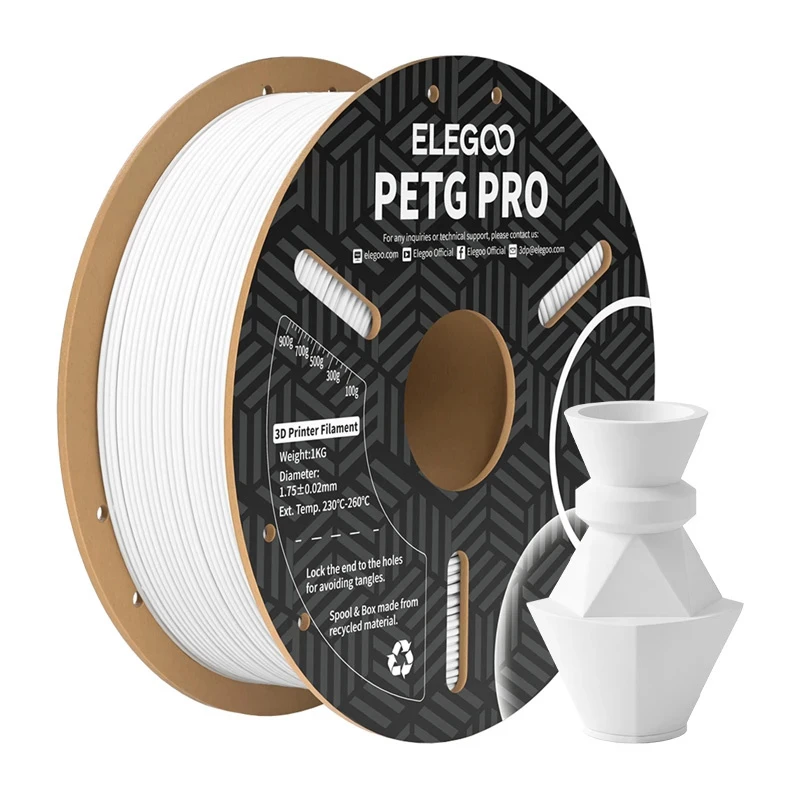 ELEGOO PETG Pro filamento (blanco)