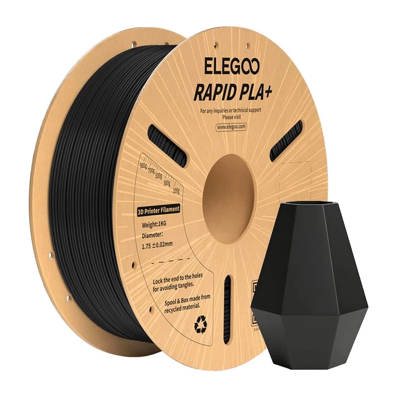 ELEGOO Rapid PLA+ filamento (negro)