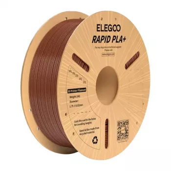 ELEGOO Rapid PLA+ Filament (marrón) 1,75 mm 1 kg