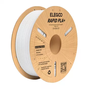 ELEGOO Rapid PLA+ Filamento (Blanco) 1,75 mm 1 kg