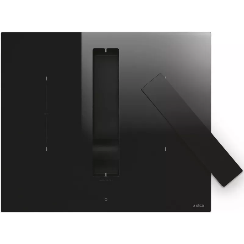 Elica Nikolatesla Fit BL/A/60 Placa de inducción integrable con campana extractora incorporada, 60 cm, Negro