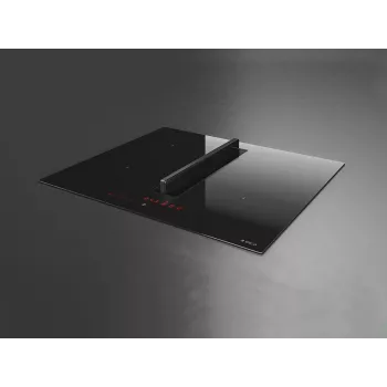 Elica Nikolatesla Fit BL/A/60 Placa de inducción integrable con campana extractora incorporada, 60 cm, Negro