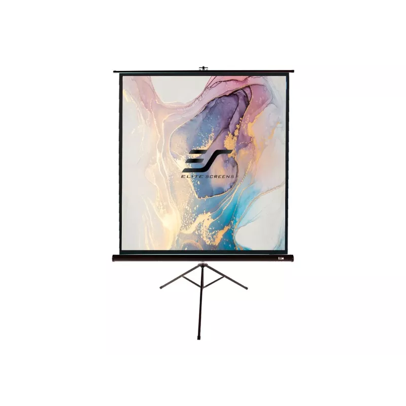 Elite Screens Tripod Series T120UWV1 120 pulgadas 4:3 Pantalla de proyección portátil Negra