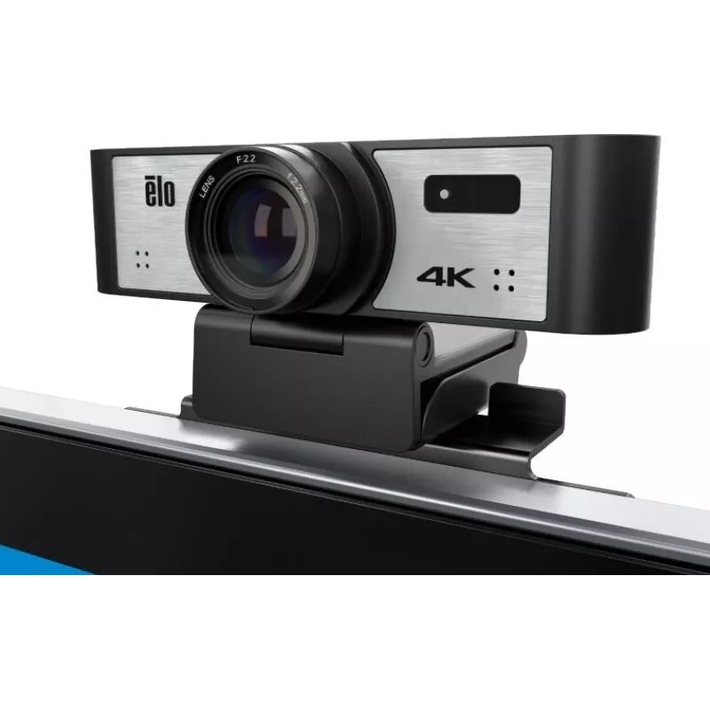 Elo Kit de cámara de conferencia 4K con USB-C, mando a distancia, cable de 1,8 m, compatible con pantallas táctiles de la serie Elo 03 (E988153)
