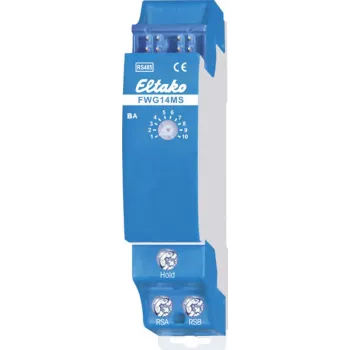 Eltako FWG14MS Pasarela inalámbrica para carril DIN, bus RS485, 868,3 MHz 30014072