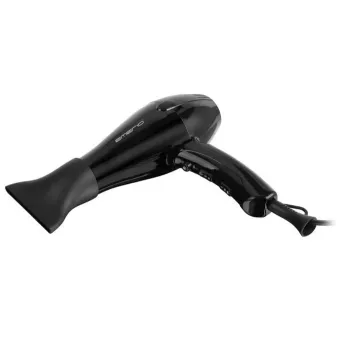 Emerio HD-122192 Secador de pelo, 2200 W, negro, liso, anilla para colgar, 1 ud.