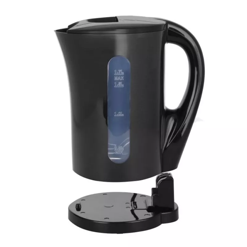 Emerio WK-123483 Hervidor de agua 1,7 L Negro 2200 W Inalámbrico con indicador de nivel de agua