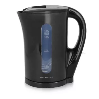 Emerio WK-123483 Hervidor de agua 1,7 L Negro 2200 W Inalámbrico con indicador de nivel de agua