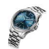 Reloj automático de hombre EMILE CHOURIET 40mm acero inoxidable esfera negra