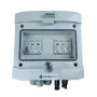 EMITER DCAC Caja combinadora fotovoltaica hermética IP65 con SPD Noark tipo 2, 1 string, 1 MPPT, 16A monofásica