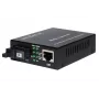 EMITER EM/1GB-ETH-1XSC-1550 convertidor de fibra óptica WDM Ethernet 10/100/1000 Mbps RJ45/1xSC SM 9/125 (Tx 1550nm / Rx 1310nm) 20km