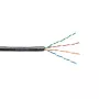 EMITER EmiterNet Cable UTP Cat5e exterior PVC+PE cobre macizo 4x2x0,5mm Negro