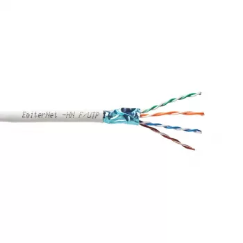 EMITER Emitter Cable de red FTP (F/UTP) Cat.5e 350MHz, conductor 4x2x24 AWG, PVC