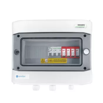 EMITER cuadro eléctrico conectado AC hermético IP65 EMITTER con protector de sobretensión AC Dehn Type 2, 50A 3 fases