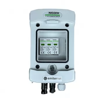 EMITER Cuadro eléctrico conectado DC hermético IP65 EMITTER con protector contra sobretensiones DC Noark 1000V Tipo 2, 1x string PV, 1x MPPT
