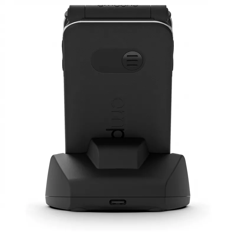 Emporia emporiaJOY V228 Teléfono plegable, 4G LTE, teclas grandes, pantalla TFT de 2,8 pulgadas, negro