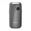 Emporia ONE V200i 2G teléfono móvil de tapa con teclas grandes, Space Grey/plata