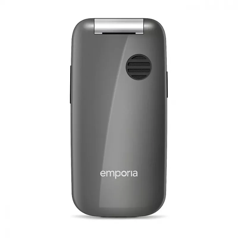 Emporia ONE V200i 2G teléfono móvil de tapa con teclas grandes, Space Grey/plata