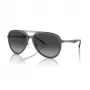 EMPORIO ARMANI EA2145-33578G Gafas de sol para hombre montura metálica negro mate lentes gris degradado 59mm