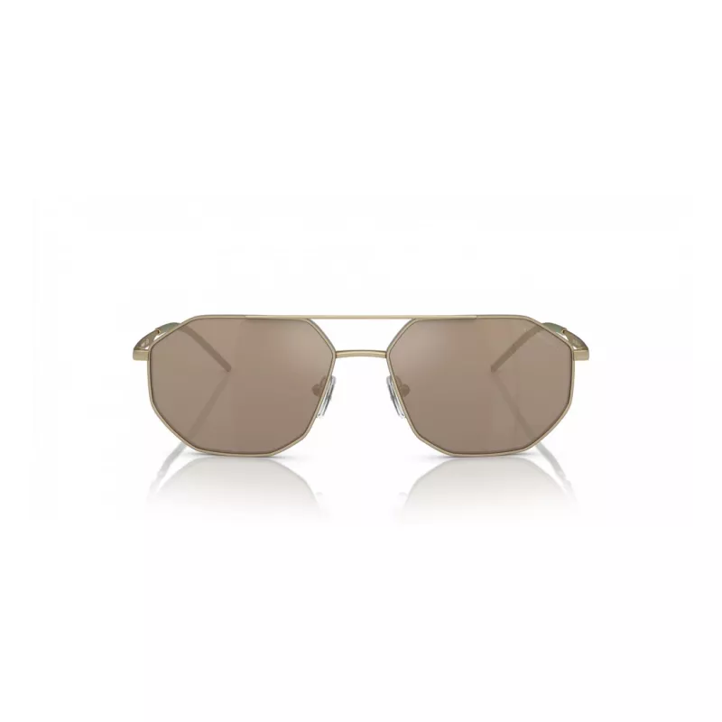 EMPORIO ARMANI EA2147-30025A Gafas de sol negro mate gris rectangulares hombre