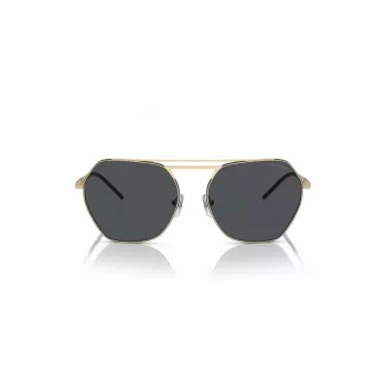 EMPORIO ARMANI EA2148-301387 Gafas de sol hombre, montura negro mate, cristales gris oscuro, 56 mm