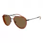 EMPORIO ARMANI EA2163-3001OR gafas de sol hombre - montura negro brillante, lentes gris oscuro, 56 mm