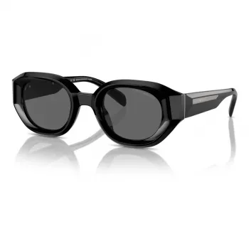 Gafas de sol de hombre EMPORIO ARMANI EA4230U501787 cuadradas montura negra lentes grises 48/25/145 mm