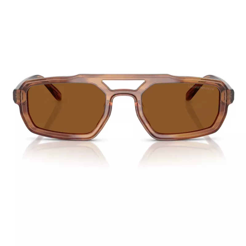 EMPORIO ARMANI EA4240U620373 Gafas de sol para hombre - Montura negro mate, lentes gris oscuro, 53 mm