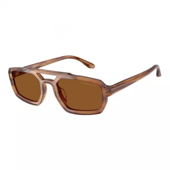 EMPORIO ARMANI EA4240U620373 Gafas de sol para hombre - Montura negro mate, lentes gris oscuro, 53 mm