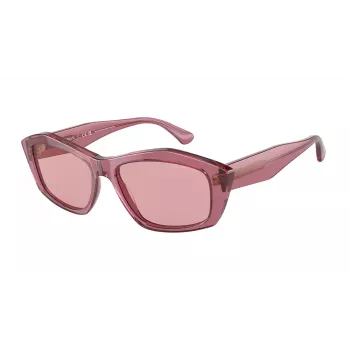 EMPORIO ARMANI Gafas de sol de gato para mujer EA4187-554484 gris transparente gris degradado 55/16/140 mm