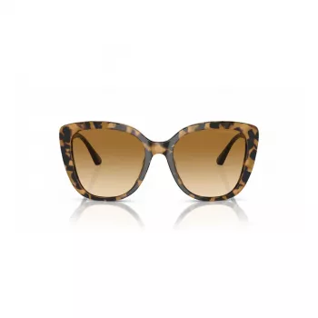 EMPORIO ARMANI Gafas de sol cat-eye para mujer EA4214U60593B Montura marrón transparente Lentes marrones degradadas 54/18/140 mm
