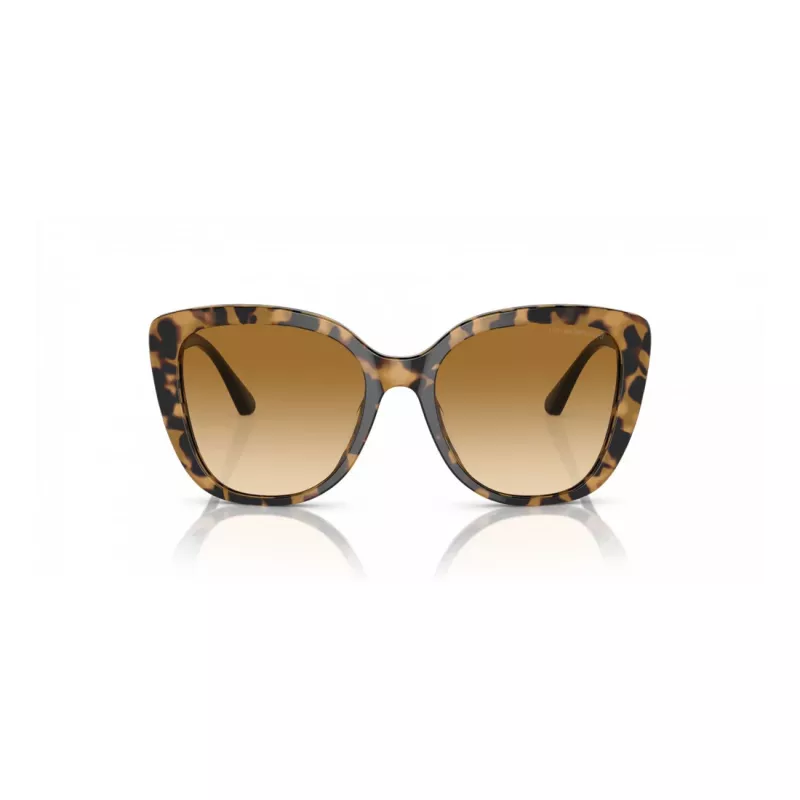 EMPORIO ARMANI Gafas de sol cat-eye para mujer EA4214U60593B Montura marrón transparente Lentes marrones degradadas 54/18/140 mm