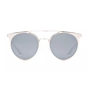EMPORIO ARMANI Gafas de sol de mujer EA2068-30156G oro metal gris degradado pilot/aviator 52mm