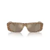 EMPORIO ARMANI gafas de sol mujer EA4229U61195A cat eye montura gris transparente lentes gris degradado 55 mm