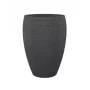 Emsa City maceta 283/54 negro granito D54 – 65L jardinera redonda para exterior