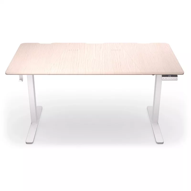 ENDORFY Atlas L Escritorio elevable eléctrico de pie-sentado, madera clara, 1400x600 mm