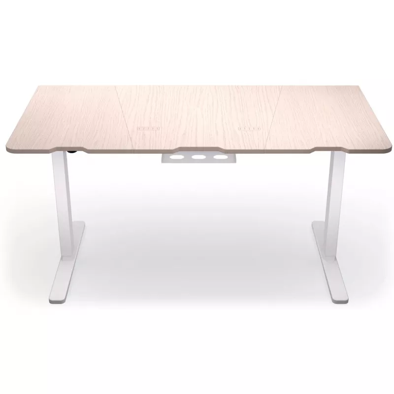 ENDORFY Atlas L Escritorio elevable eléctrico de pie-sentado, madera clara, 1400x600 mm