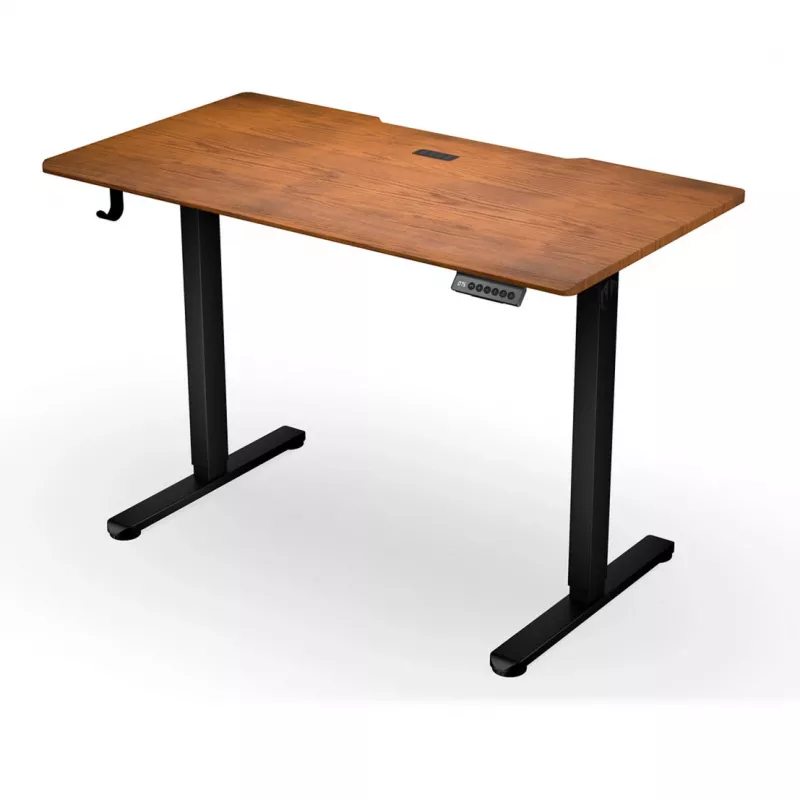 ENDORFY Atlas S escritorio de altura ajustable eléctrico nogal/negro 120x60 cm