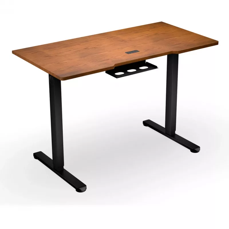 ENDORFY Atlas S escritorio de altura ajustable eléctrico nogal/negro 120x60 cm