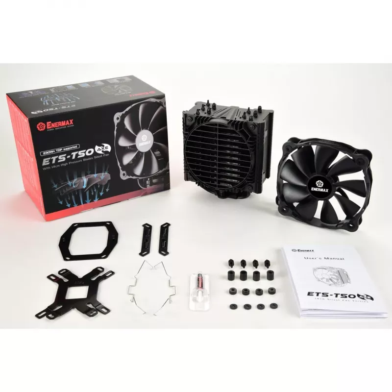 Enermax ETS-T50 AXE Silent Edition Disipador de CPU de torre de 140mm