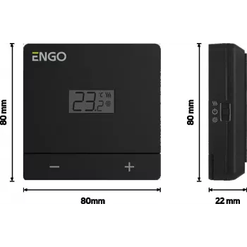 ENGO Controls EASY-230B termostato ambiente inalámbrico programable diario