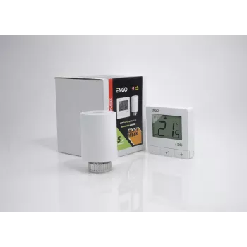 ENGO Kit de calefacción inteligente blanco (E25-BATW-4 + ETRV-M30)