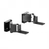EOF Maclean MC-177 Soporte de pared para barra de sonido, acero, negro, inclinación +8° a -8°, máx. 10 kg